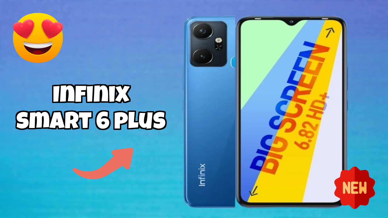 Infinix Smart 6 Plus Display Review: 6.82 Inches (17.32 Cm) Screen Size