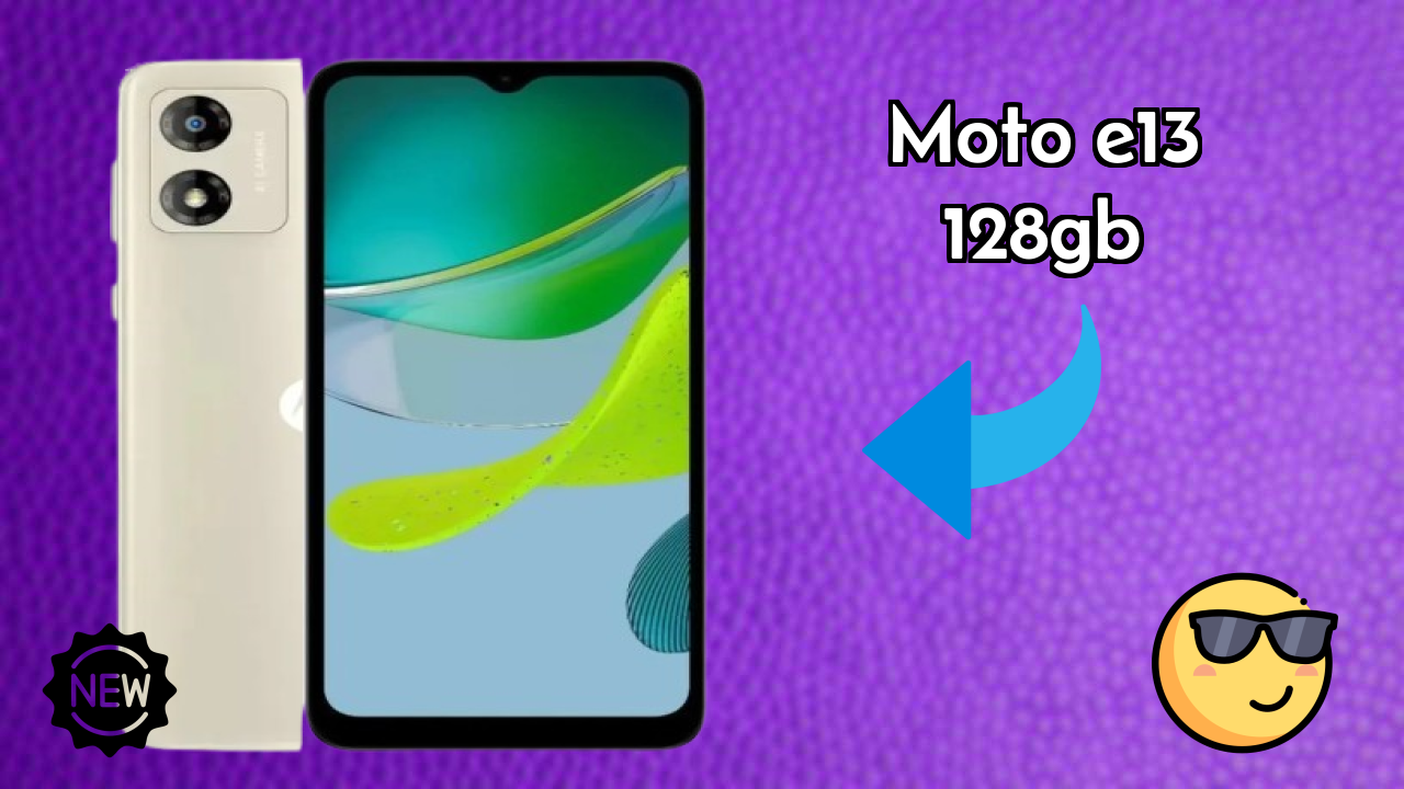 Moto E13 128GB Display Size: 6.5 Inches (16.51 Cm) Screen Quality