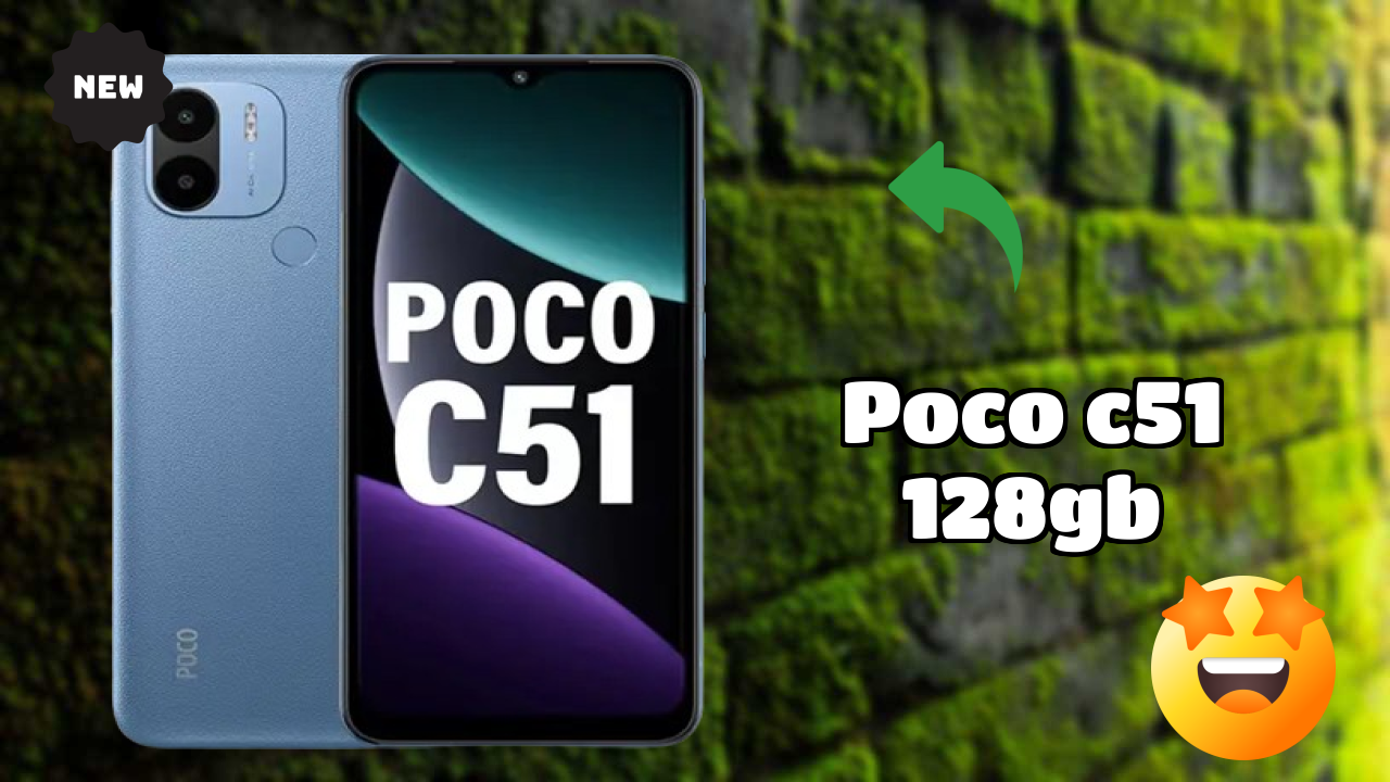 POCO C51 128GB Display Quality: 6.52 Inches (16.56 Cm) Screen