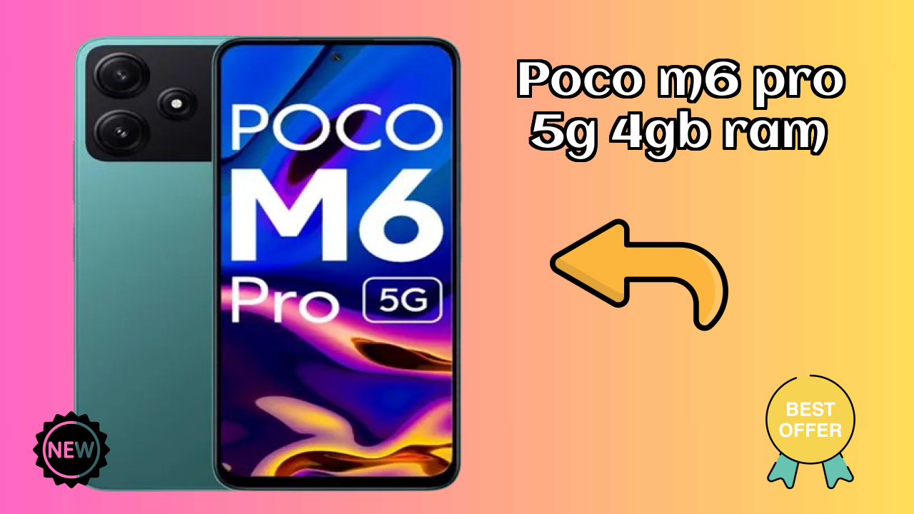 POCO M6 Pro 5G 4GB RAM Gaming Test: Snapdragon 4 Gen 2 FPS Performance
