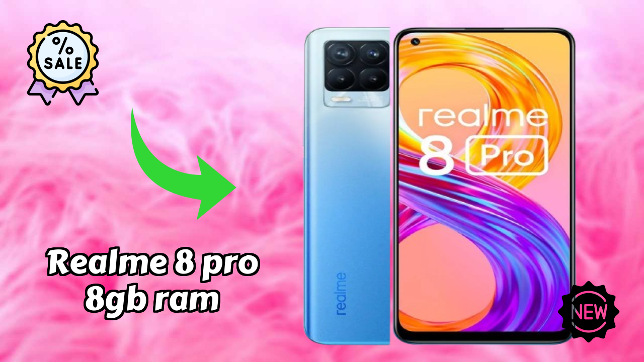 Realme 8 Pro 8GB RAM Display Size: 6.4 Inches (16.26 Cm) Screen Quality