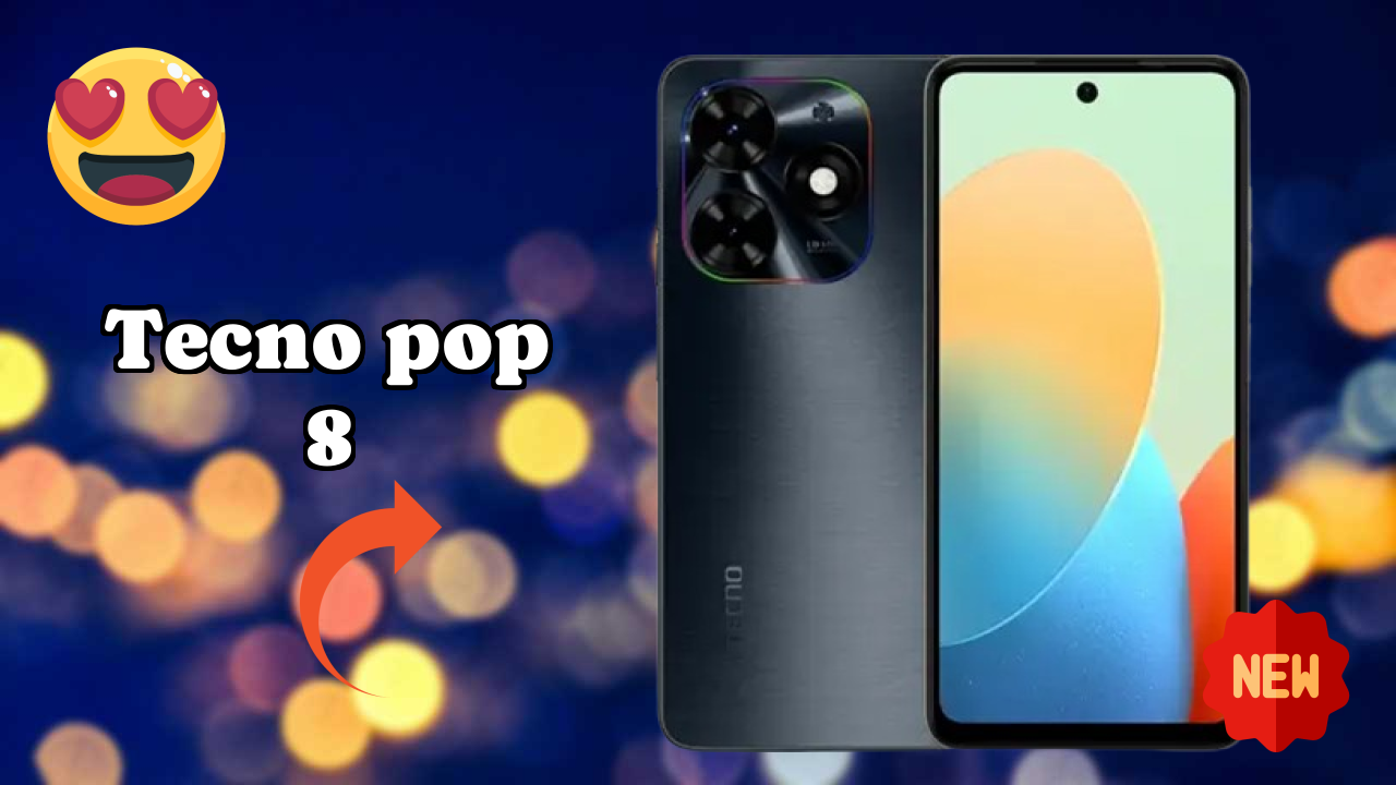 Tecno Pop 8 Camera Quality: 8 MP Front Camera Selfie