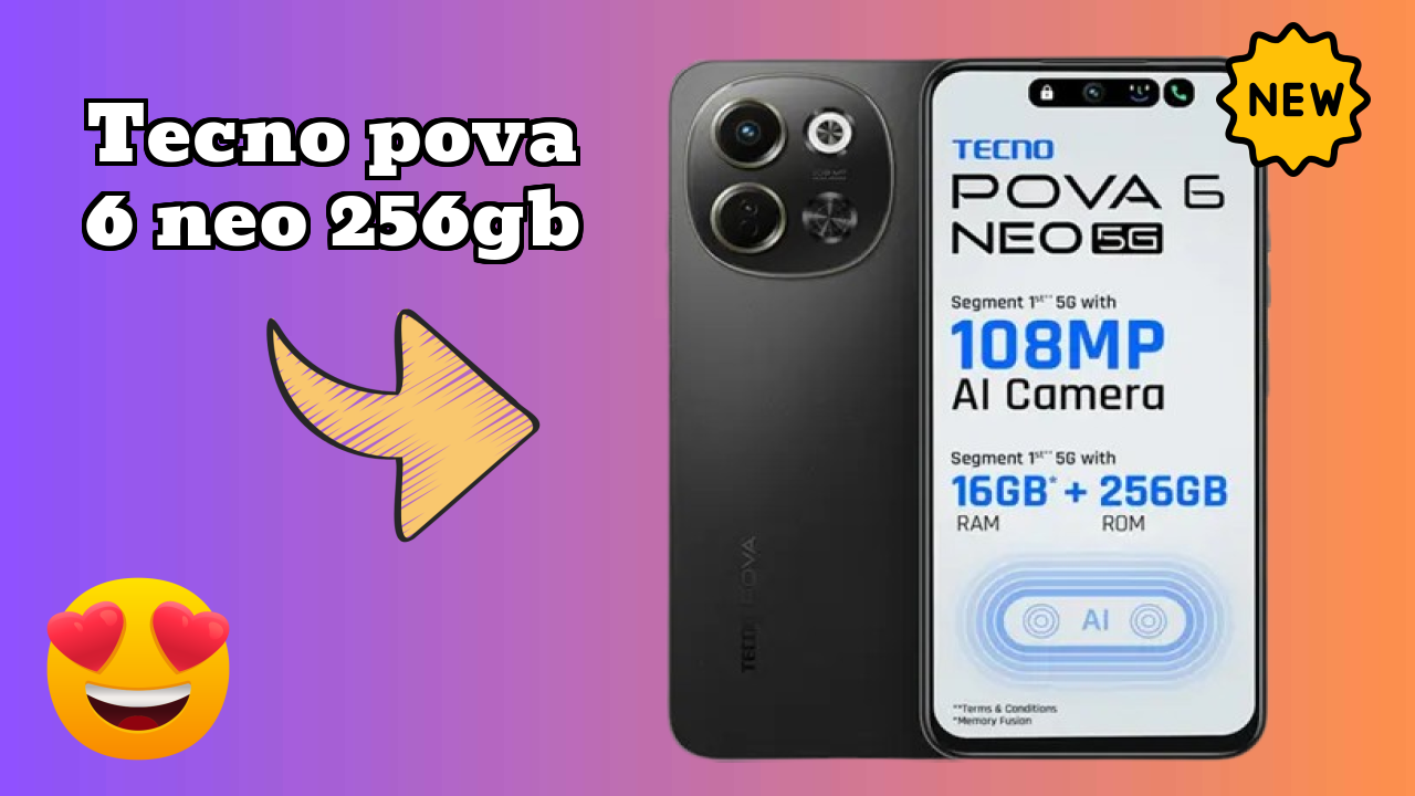 Tecno Pova 6 Neo 256GB Display Size: 6.67 Inches (16.94 Cm) Screen Test