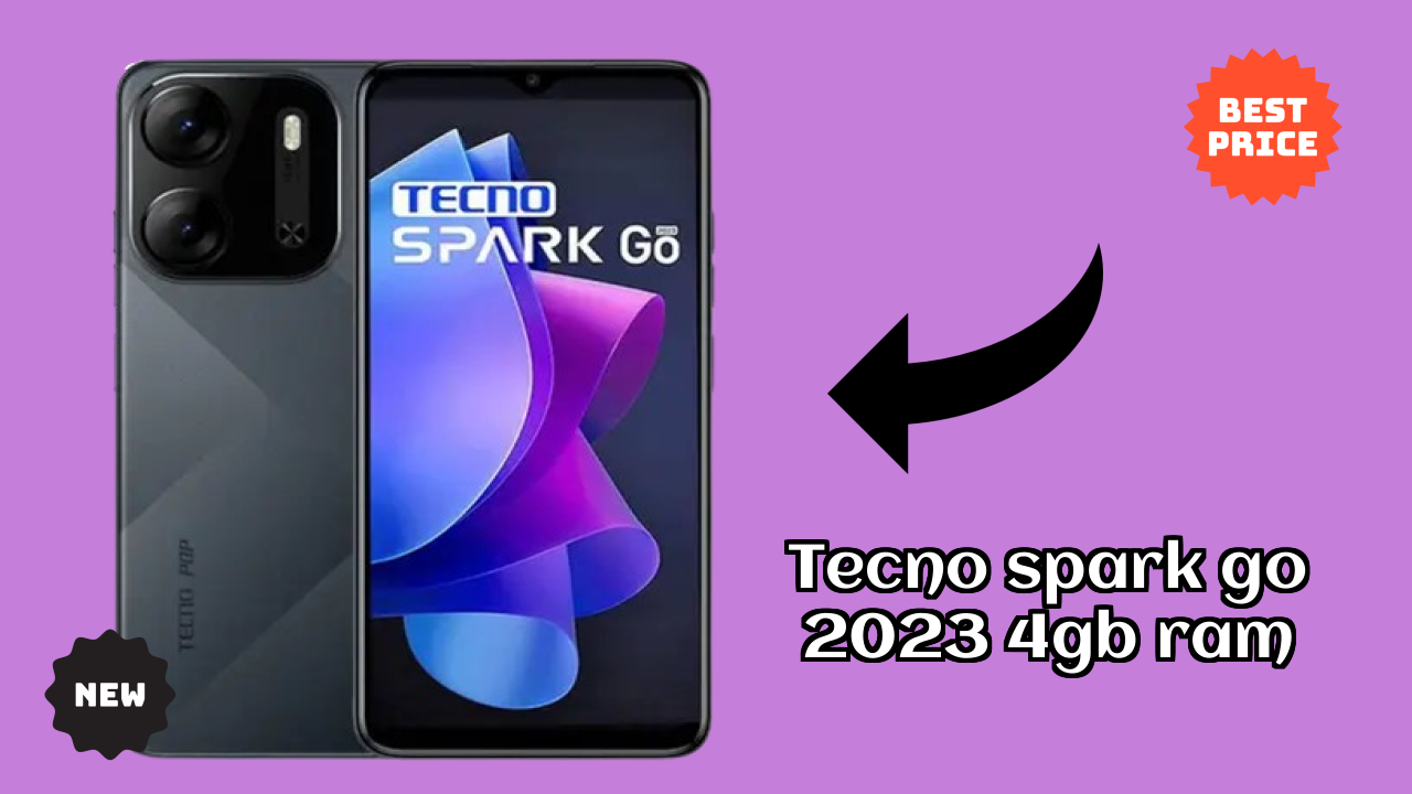 Tecno Spark Go 2023 4GB RAM Display Technology: IPS LCD Quality