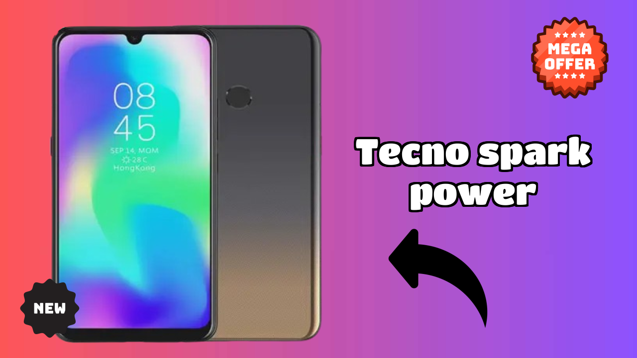 Tecno Spark Power Battery Life: 6000 MAh Charging Speed